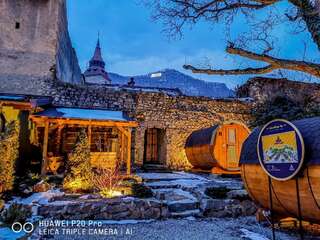 Хостелы Drachenhaus Urban Village Брашов Бунгало Твин с видом на сад-35
